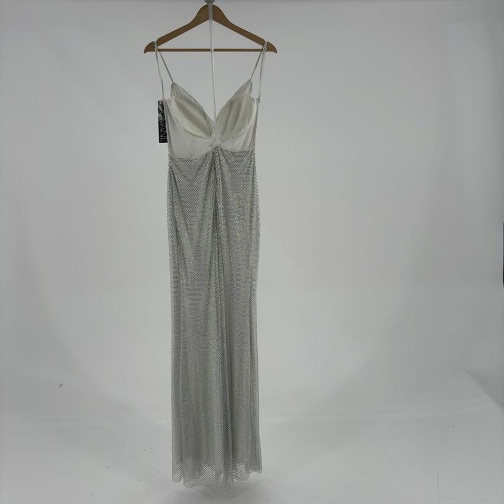 Jovani Solid Net Gown - Picture 5 of 7